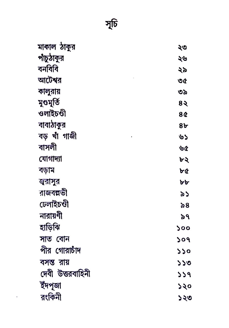বাংলা লৌকিক দেবতা Banla laukik debata