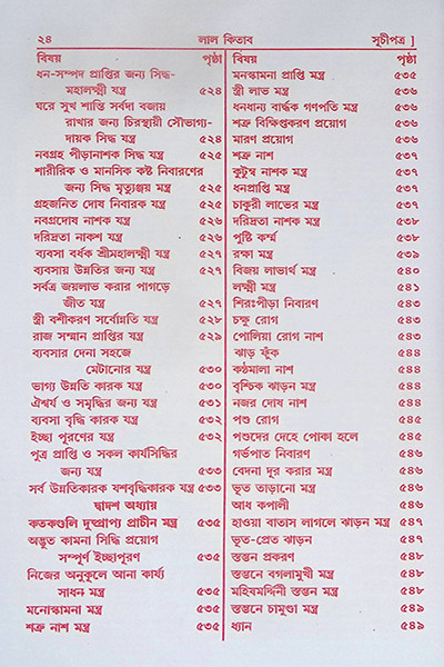 আদি ও আসল লাল কিতাব Adi O Asal Lal Kitab