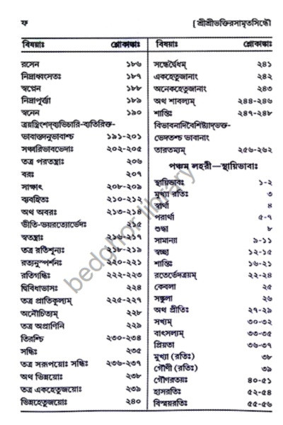 শ্রীশ্রীভক্তিরসামৃতসিন্ধু Sri Sri Bhakti Rasamrita Sindhu ( 2 volume )