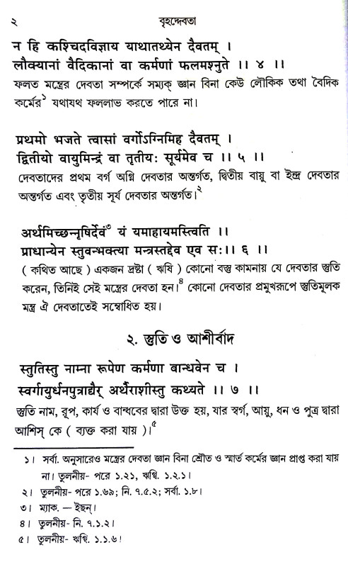 বৃহদ্দেবতা Brihaddebata