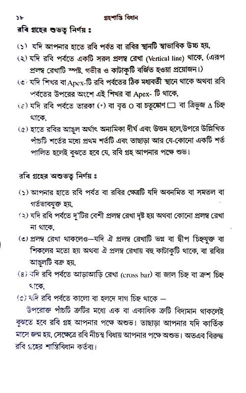 গ্রহশান্তি বিধান Grahasanti Bidhan