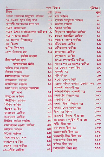আদি ও আসল লাল কিতাব Adi O Asal Lal Kitab