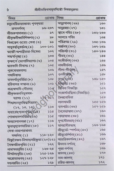 শ্রীশ্রীভক্তিরসামৃতসিন্ধু Sri Sri Bhakti Rasamrita Sindhu ( 2 volume )