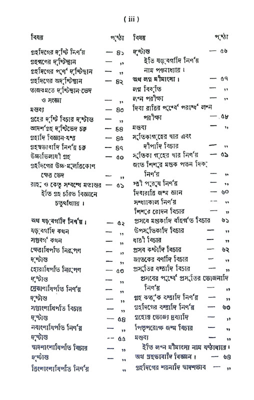 কোষ্ঠী দর্পণ বা জাতক বিজ্ঞান Kosthi Darpan Or Jatak Science