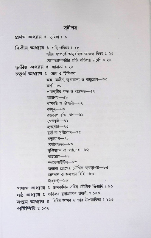 রোগ নিবারণে যোগাসন Rog Nibarane Yogasan