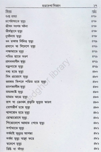 হস্তরেখা বিজ্ঞান Hastorekha Biggan