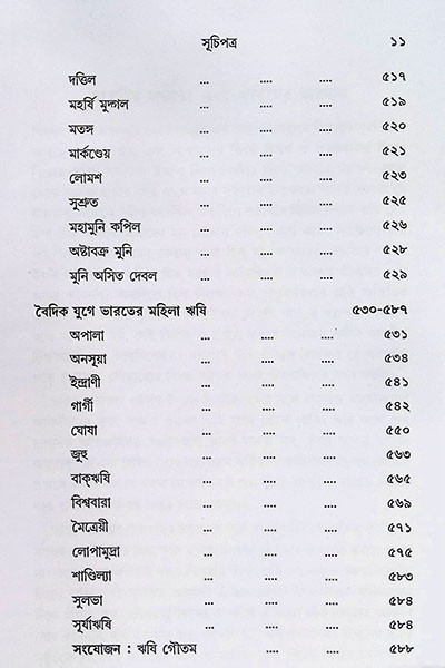 ভারতের ঋষি জীবন ও সাধনা Bharater Rishi Jibon O Sadhana