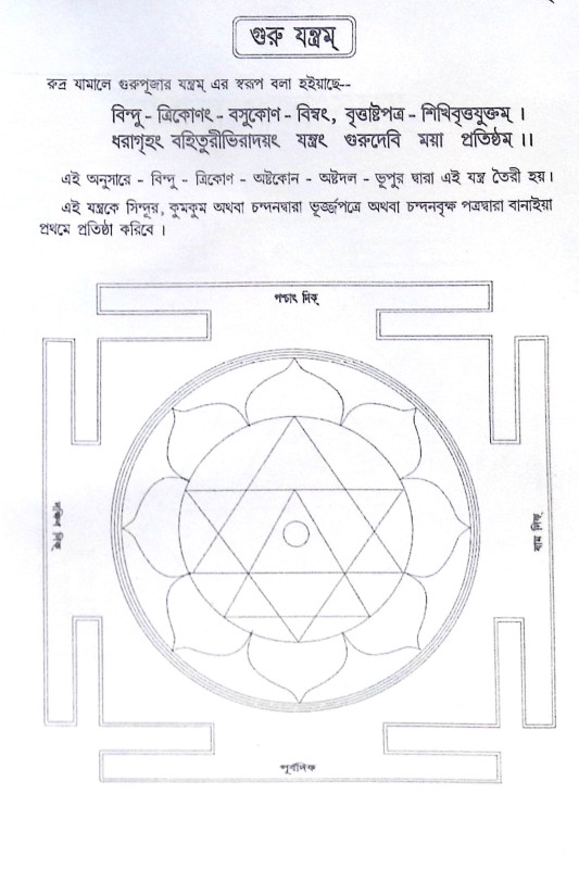 ।। তন্ত্রোক্ত গুরুপূজা পদ্ধতি ।। Tantric Guru Puja Method