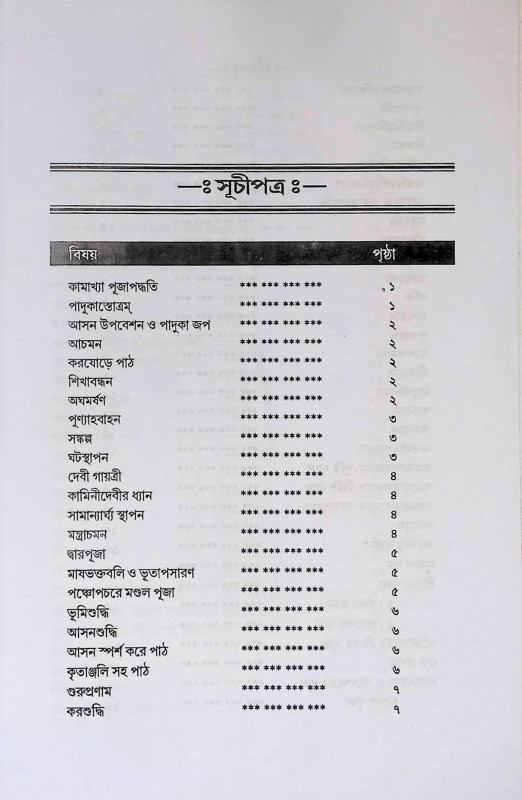 কামাখ্যা পূজা পদ্ধতি Kamakhya Puja Paddhati