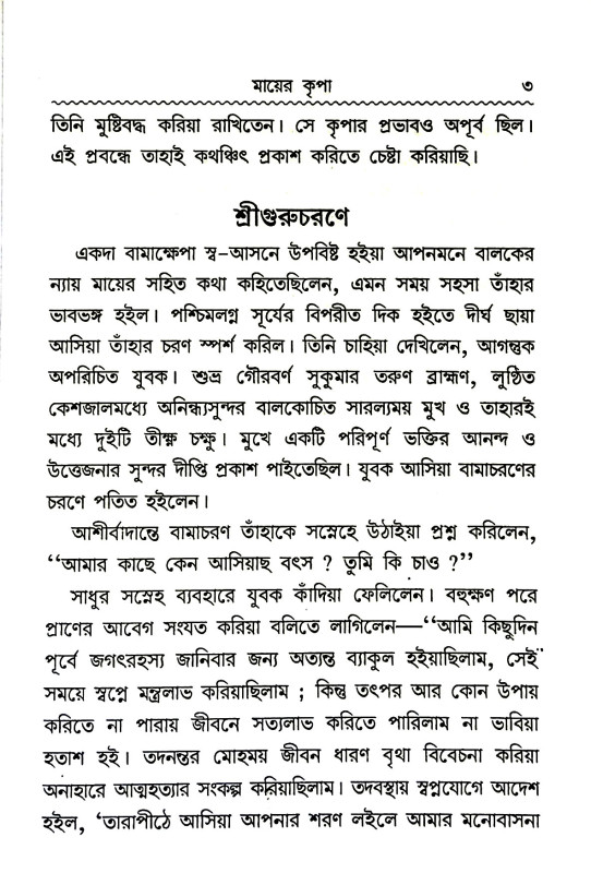 মায়ের কৃপা Mayer kr̥ipa