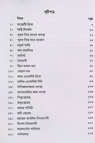 সরল শ্রাদ্ধক্রিয়া বিধি Saral Shraddha Kriya Bidhi