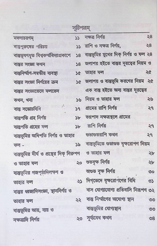 প্রাচীন সম্মত বাস্তুমঞ্জরী  Pracin sammat bastumanjari