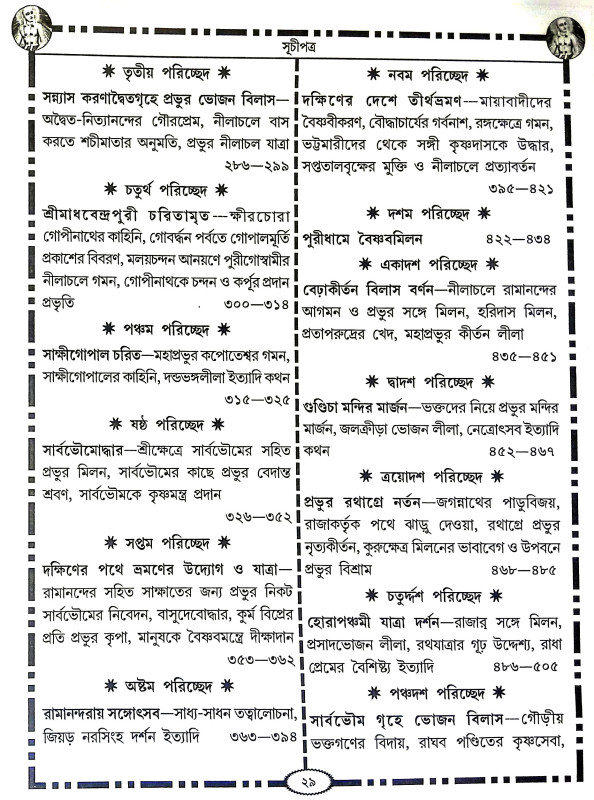 শ্রীশ্রী চৈতন্য চরিতামৃত Sri Sri Chaitanya Charitamrita