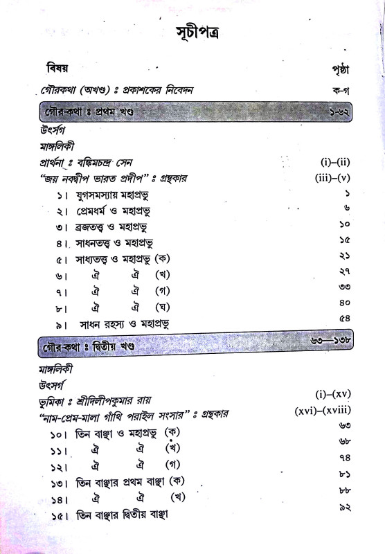 গৌরকথা Gaurakatha