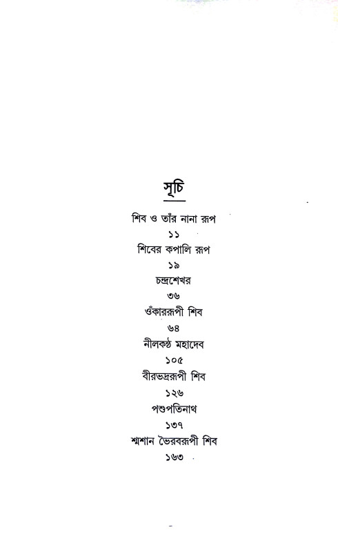 নানা রুপে শিব Nana Rupe Siba