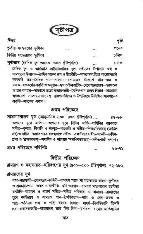 ভারতীয় সঙ্গীতের ইতিহাস Bharataya Sangiter Itihas