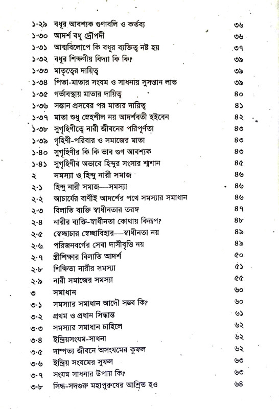 হিন্দু নারীর ও আদর্শ সাধানা Hindu Narir o Adarsa Sadhana