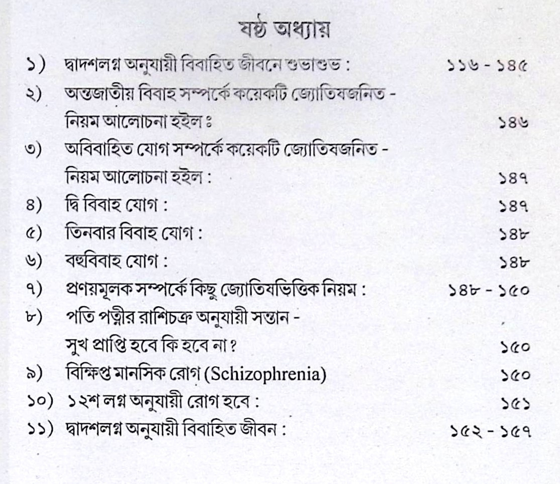 ।। সপ্তমভাব প্রসঙ্গে বা বিবাহ প্রসঙ্গে ।। Saptambhav prosonge Ba Bibaho Prosonge