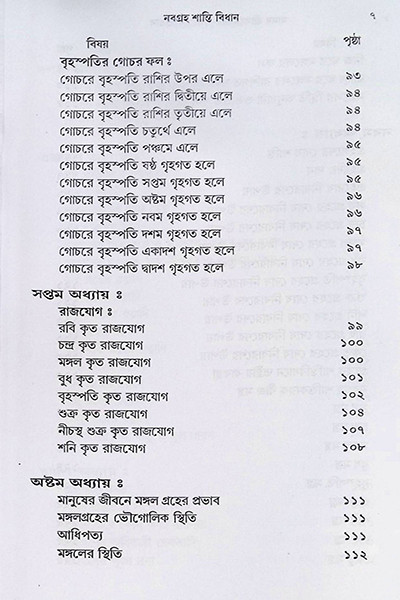 নবগ্রহ শান্তি বিধান  Navagraha Shanti Bidhanidhan