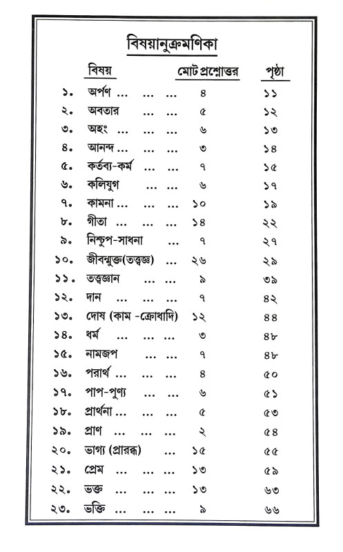 প্রশ্নোত্তর মণিমালা Prasnottar Manimala