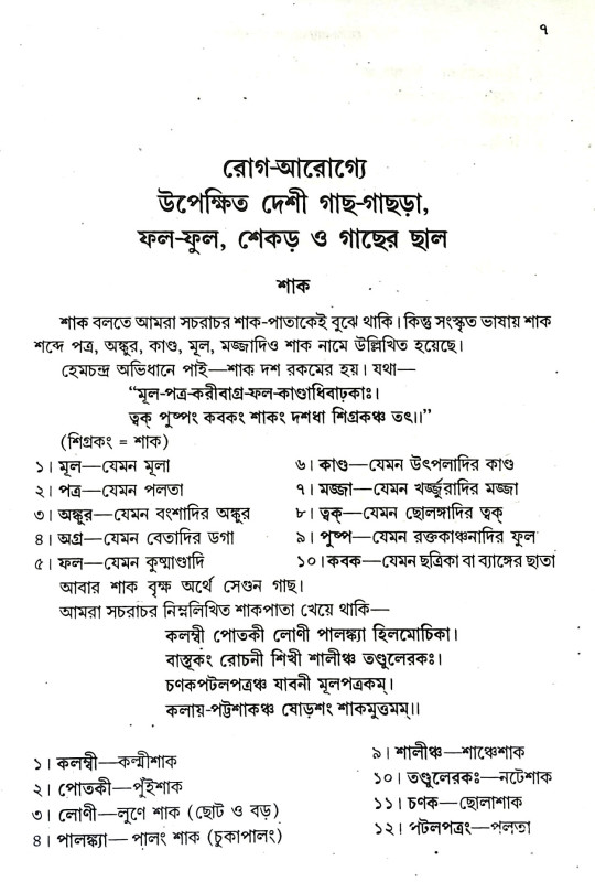 রোগআরোগ্যে উপেক্ষিত Rog Arogye Upekṣita