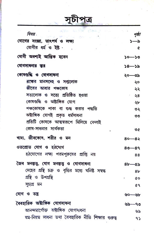 যোগসাধনা Yogasadhana