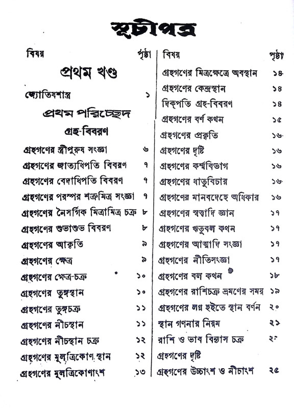 সরল জ্যোতিষ শিক্ষা Saral jyotis Siksa