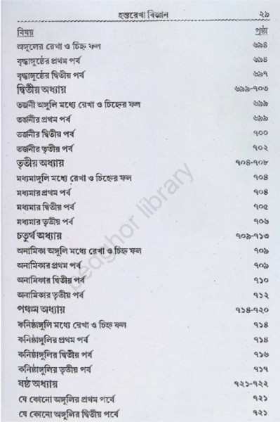 হস্তরেখা বিজ্ঞান Hastorekha Biggan