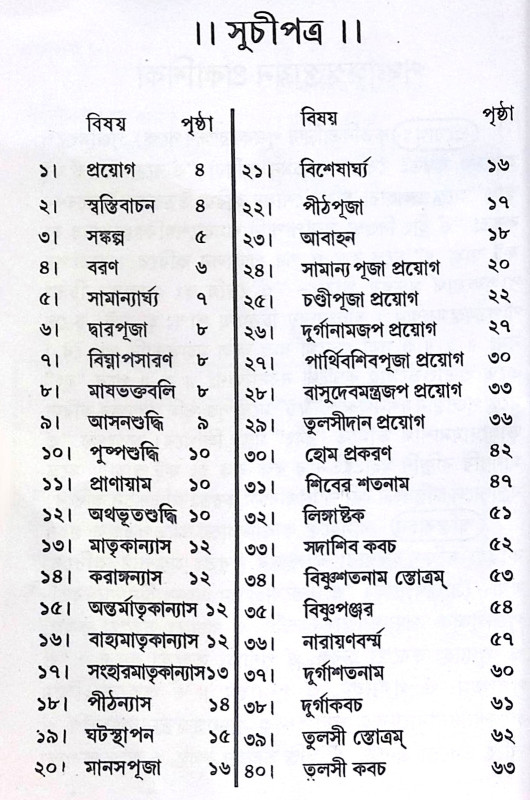 ।। পঞ্চাঙ্গ স্বস্ত্যয়ন প্রকাশিকা ।। Panchanga Swastyayan Prakashika