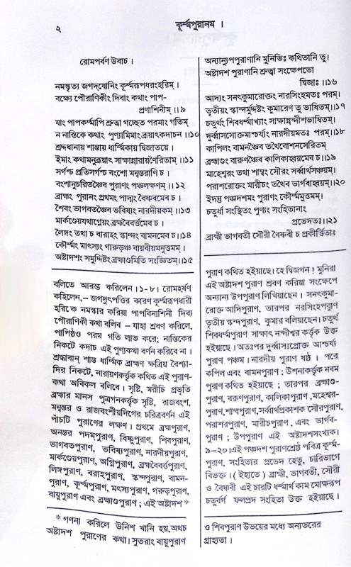 ।। কুর্ম্ন পুরানম ।। Kurma Purana