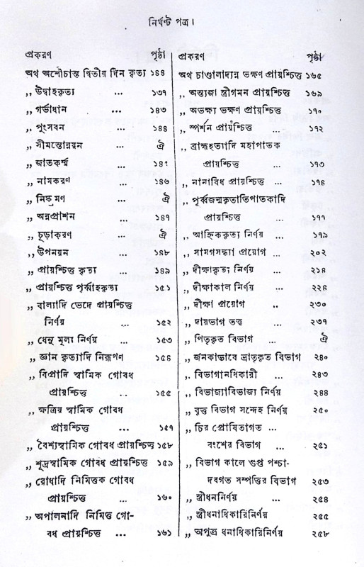 ।। ব্যবস্থাসার সংগ্রহ ।। Byabasthasar Sangraha