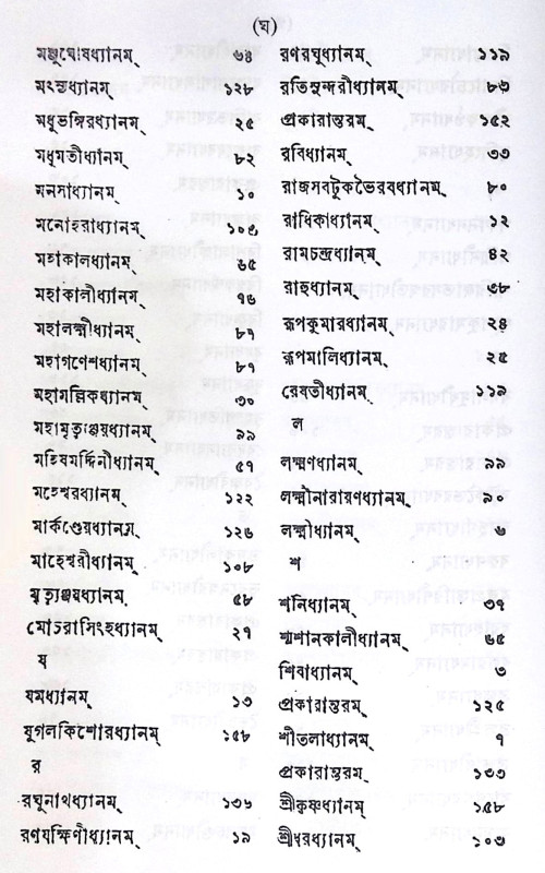 ।। ধ্যান-কল্পদ্রুম ।। Dhyan Kalpadruma