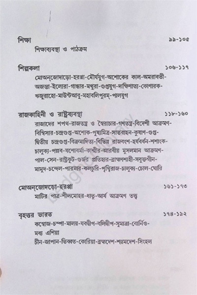 ভারতের প্রাচীন সভ্যতার ইতিবৃত্ত  History of Ancient Indian Civilization