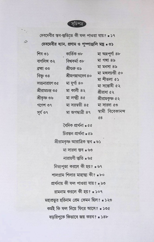 দেবদেবীর ধ্যান প্রণাম - মন্ত্র ও প্রার্থনা Meditation Prostrations of Gods and Goddesses - Mantras and Prayers