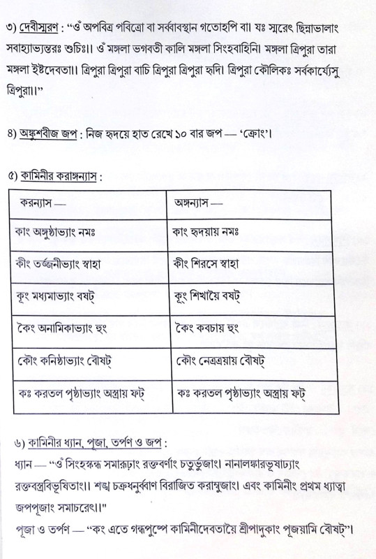 শ্রী শ্রী প্রচন্ডার্চন দীপিকা Sri Sri Prachandrachan Deepika