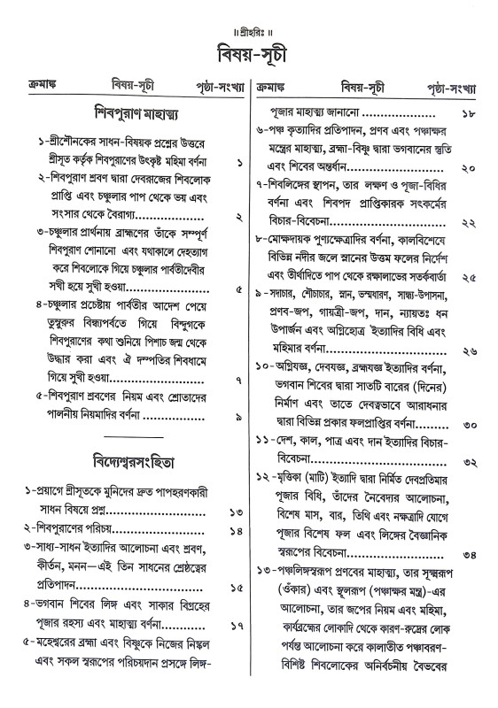 শিবপুরাণ Shiva Puran