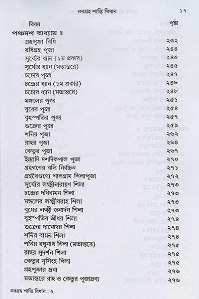 নবগ্রহ শান্তি বিধান  Navagraha Shanti Bidhanidhan