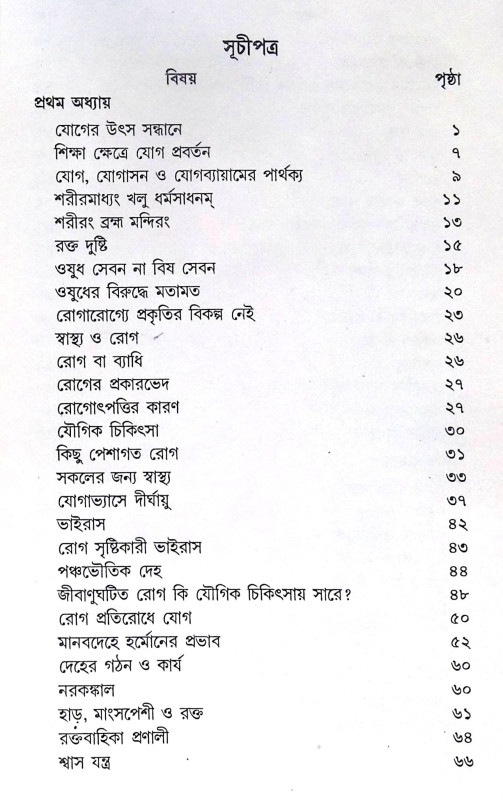 ।। রোগারোগ্যে যোগাভ্যাস ।। Yoga Practice in Diseases