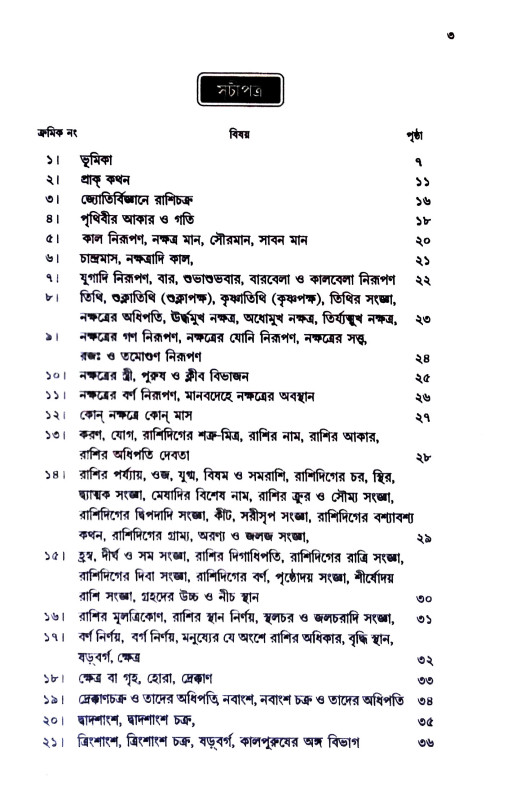 গ্রহ নক্ষত্রে জীবন রহস্য Graha Nakṣatre Jīban Rahasya