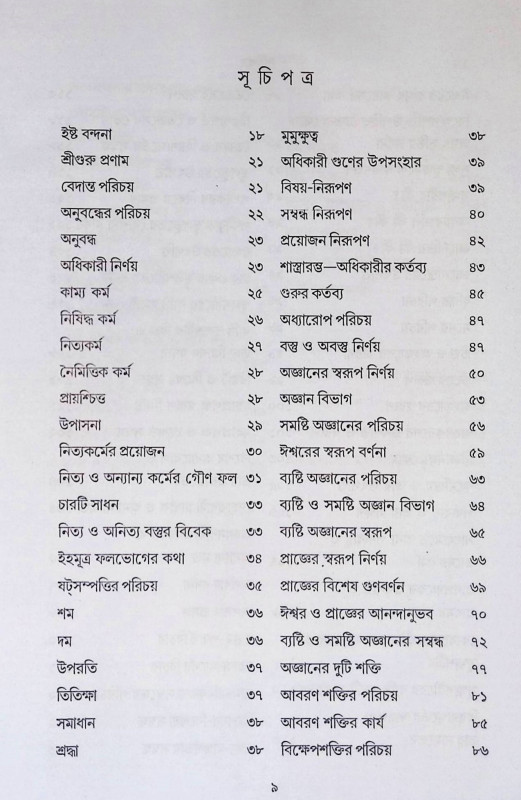 বেদান্তসার Vedantasara