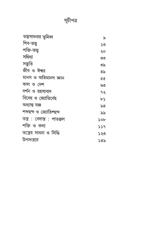 তন্ত্রের আলো Tantrer Alo