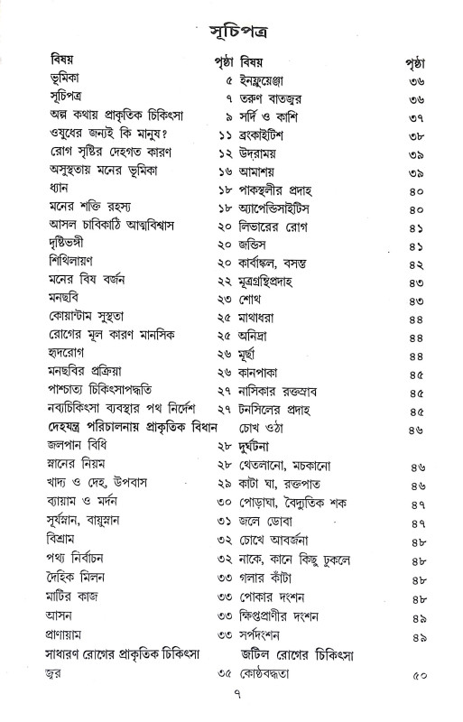 প্রাকৃতিক চিকিৎসা Prakrrtik Cikitsa